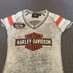Harley Davidson sheer t-shirt